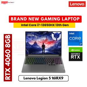𝗕𝗿𝗮𝗻𝗱 𝗡𝗲𝘄 Lenovo Legion 5 16IRX9 | intel Core i7-13650HX 13th Gen | RTX™ 4060 / 8GB Gaming Laptop