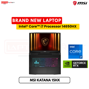 𝗕𝗿𝗮𝗻𝗱 𝗡𝗲𝘄 𝗠𝗦𝗜 𝗞𝗔𝗧𝗔𝗡𝗔 𝟭𝟱𝗛𝗫 𝗖𝗼𝗿𝗲 𝗶𝟳-𝟭𝟰𝘁𝗵 𝗚𝗲𝗻 𝗛𝗫 𝗣𝗿𝗼𝗰𝗲𝘀𝘀𝗼𝗿 | 𝗥𝗧𝗫50𝟳𝟬/𝟴𝗚𝗕 | 𝟭𝟱.𝟲″ (𝗤𝗛𝗗, 𝟮𝟱𝟲𝟬𝘅𝟭𝟰𝟰𝟬) | 𝟭𝟲𝗚𝗕 𝗗𝗗𝗥𝟱 𝗥𝗮𝗺 | 𝟭𝗧𝗕 𝗡𝗩𝗠𝗲 𝗦𝗦𝗗  𝗟𝗮𝗽𝘁𝗼𝗽