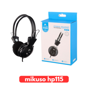 Mikuso HP-115 Wired Headphone With Mic