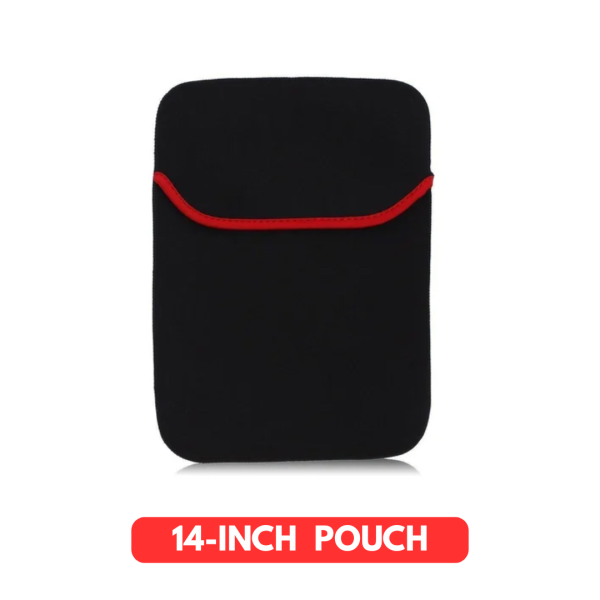 14-Inch Red Line Pouch