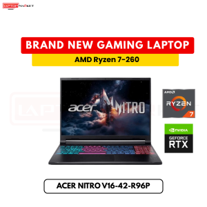 BrandNew Acer Nitro v16 | AMD Ryzen 7 | 16-INCH WUXGA 180Hz | 16GB DDR5 RAM | 512GB NVME SSD GAMING LAPTOP
