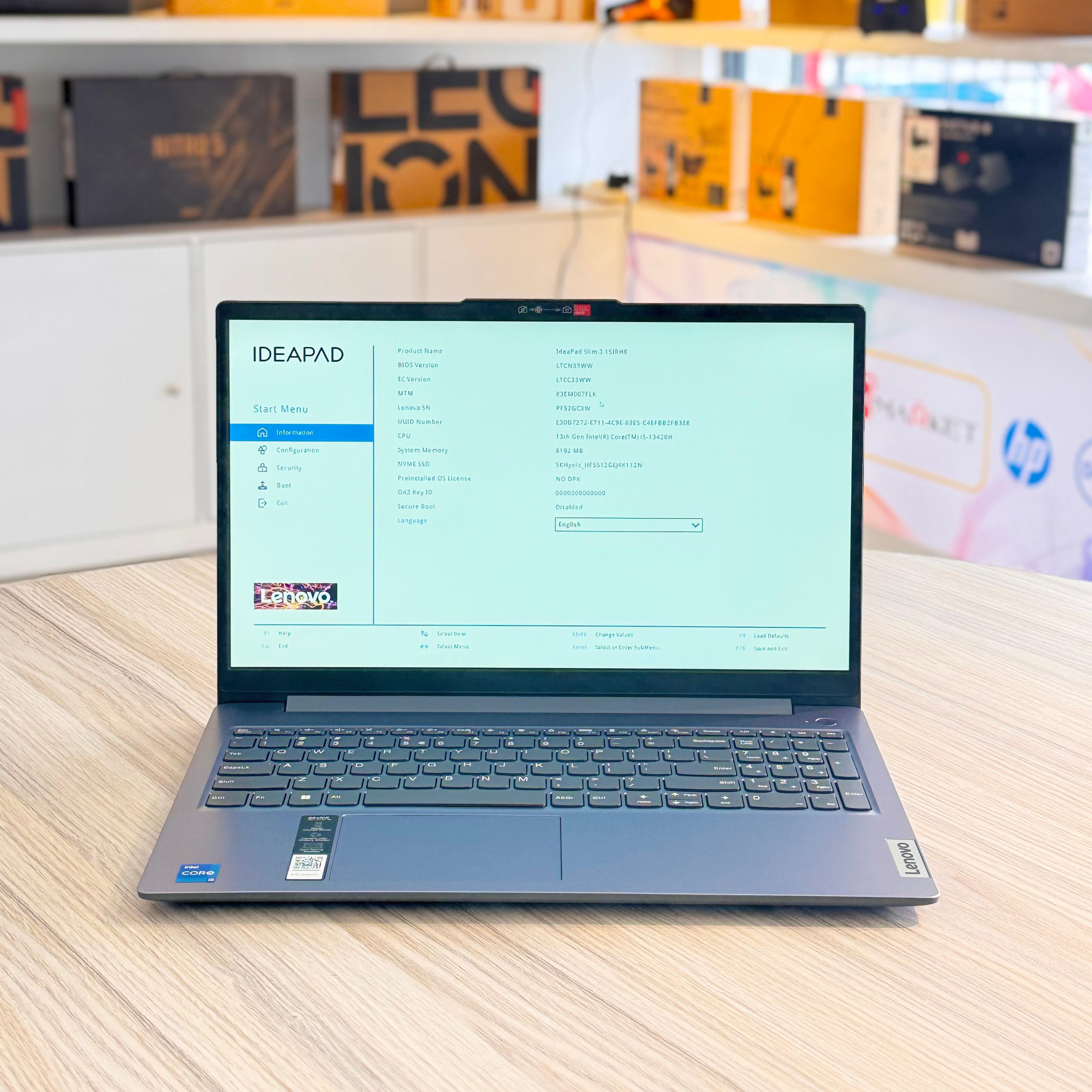 𝗕𝗿𝗮𝗻𝗱 𝗡𝗲𝘄 𝗟𝗲𝗻𝗼𝘃𝗼 𝗜𝗱𝗲𝗮𝗽𝗮𝗱 𝘀𝗹𝗶𝗺 𝟯 𝗖𝗼𝗿𝗲 𝗶𝟱 - 𝟭𝟯𝟰𝟮𝟬𝗛 𝟭𝟯𝘁𝗵 𝗚𝗲𝗻 | 𝟴𝗚𝗕 𝗗𝗗𝗥𝟱 𝗥𝗮𝗺 | 𝟱𝟭𝟮𝗚𝗕 𝗡𝗩𝗠𝗲 | 𝟭𝟱.𝟲 𝗶𝗻𝗰𝗵 𝗙𝗛𝗗 𝗟𝗮𝗽𝘁𝗼𝗽 - Image 3